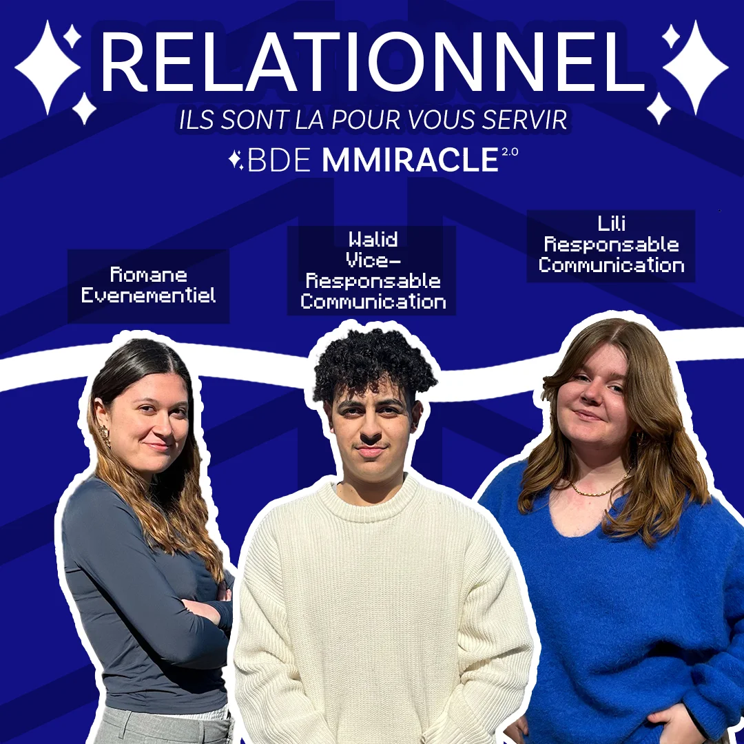 Affiche Présentation membre Bde Relationnel