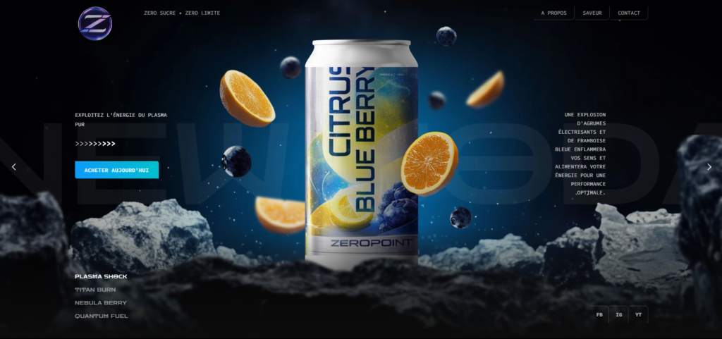 Pade d'accueil ZeroPoint